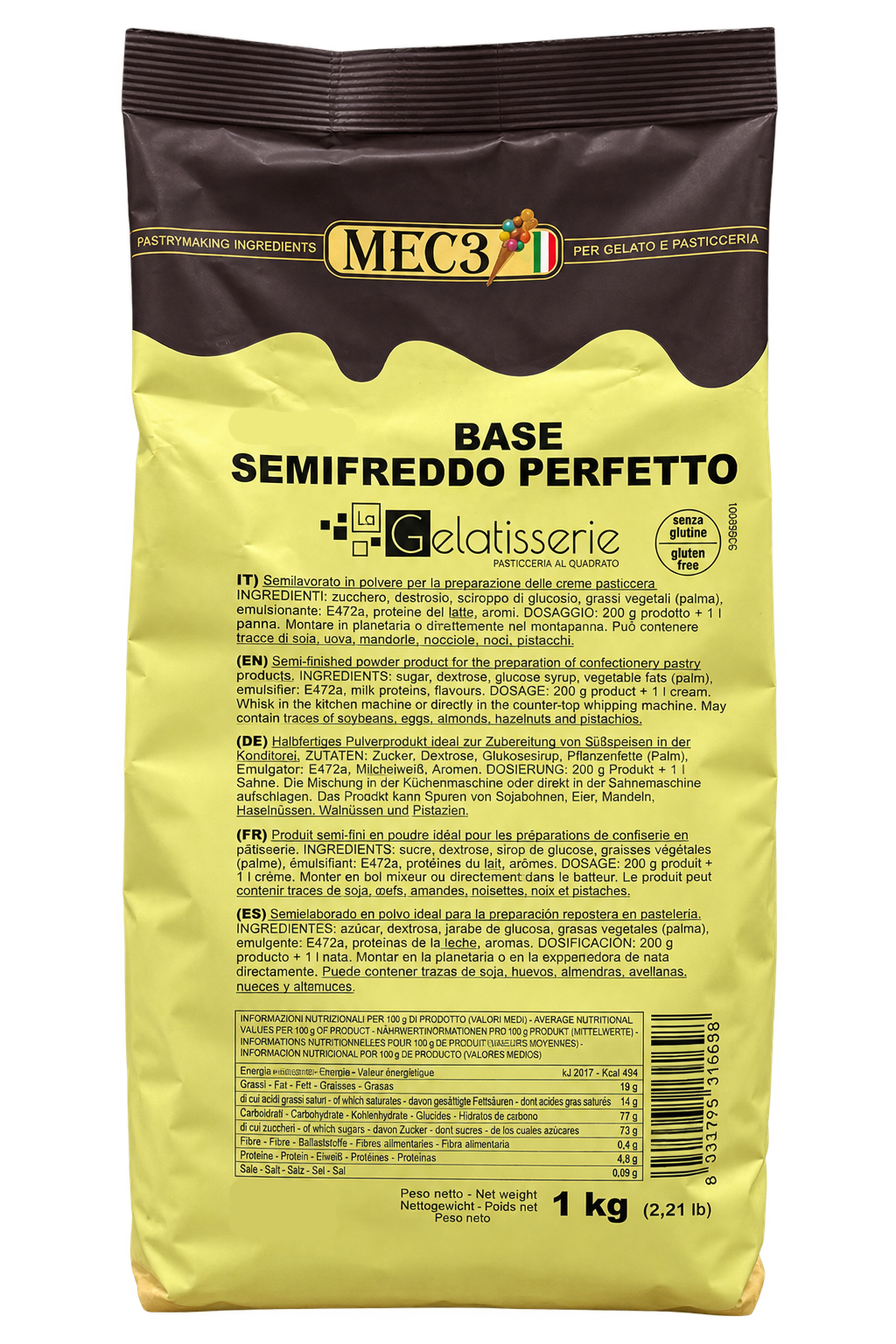 MEC3 Pastry Base - Semifreddo Base