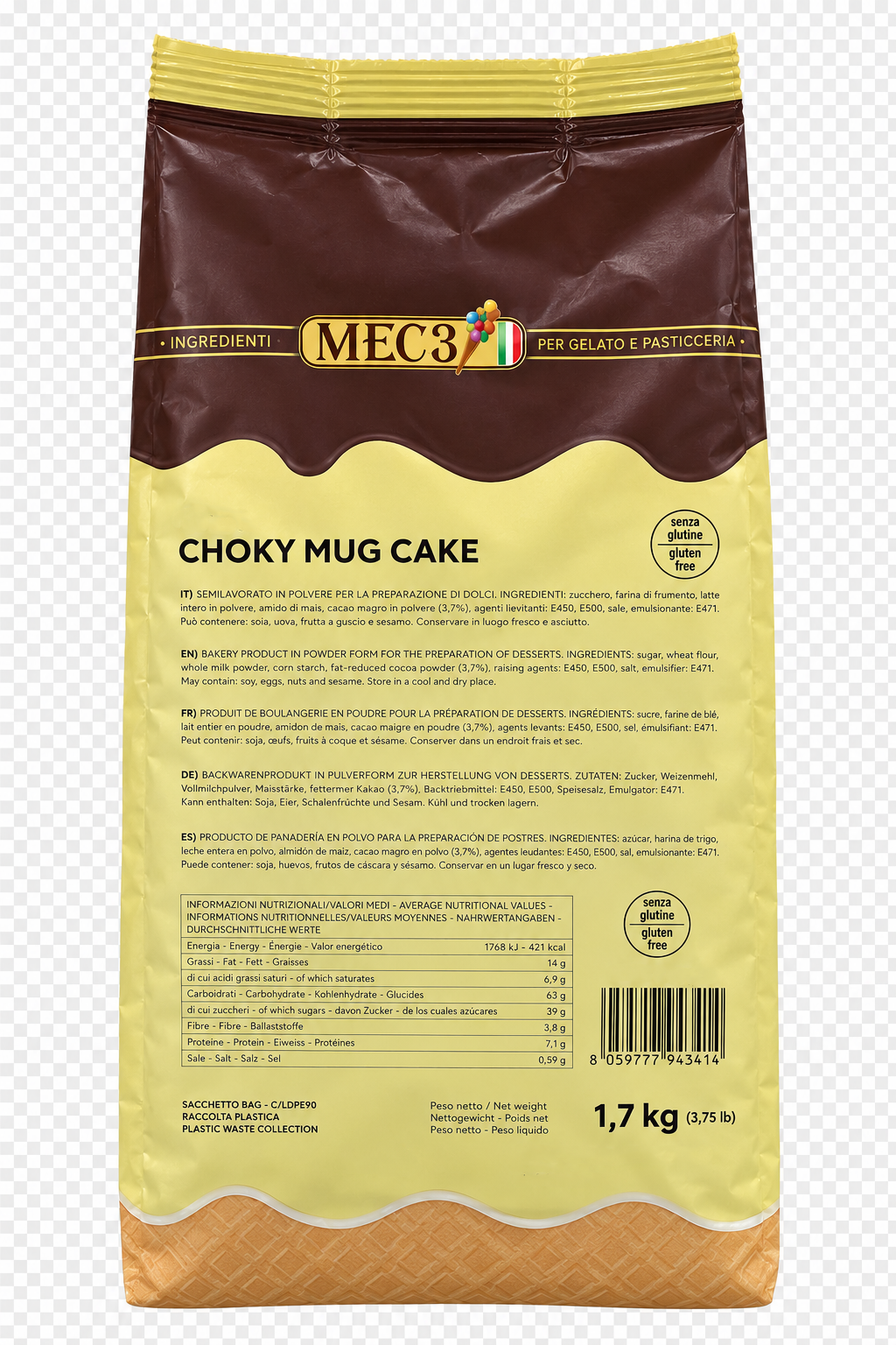 MEC3 Mug Cake Mix - Chocky