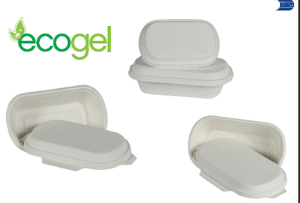 ECOGEL 750GR TO GO CONTAINERS 100/CS  BIO ECO - Item#45CP174