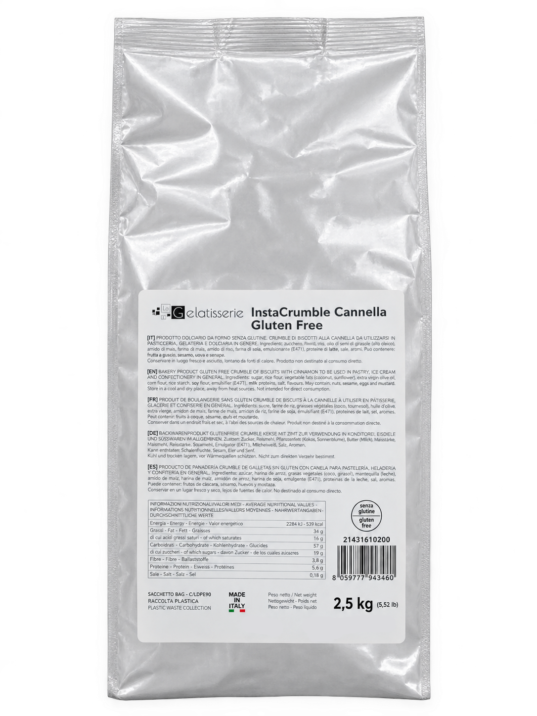 MEC3 Instacrumble Cannelle (Sans gluten)