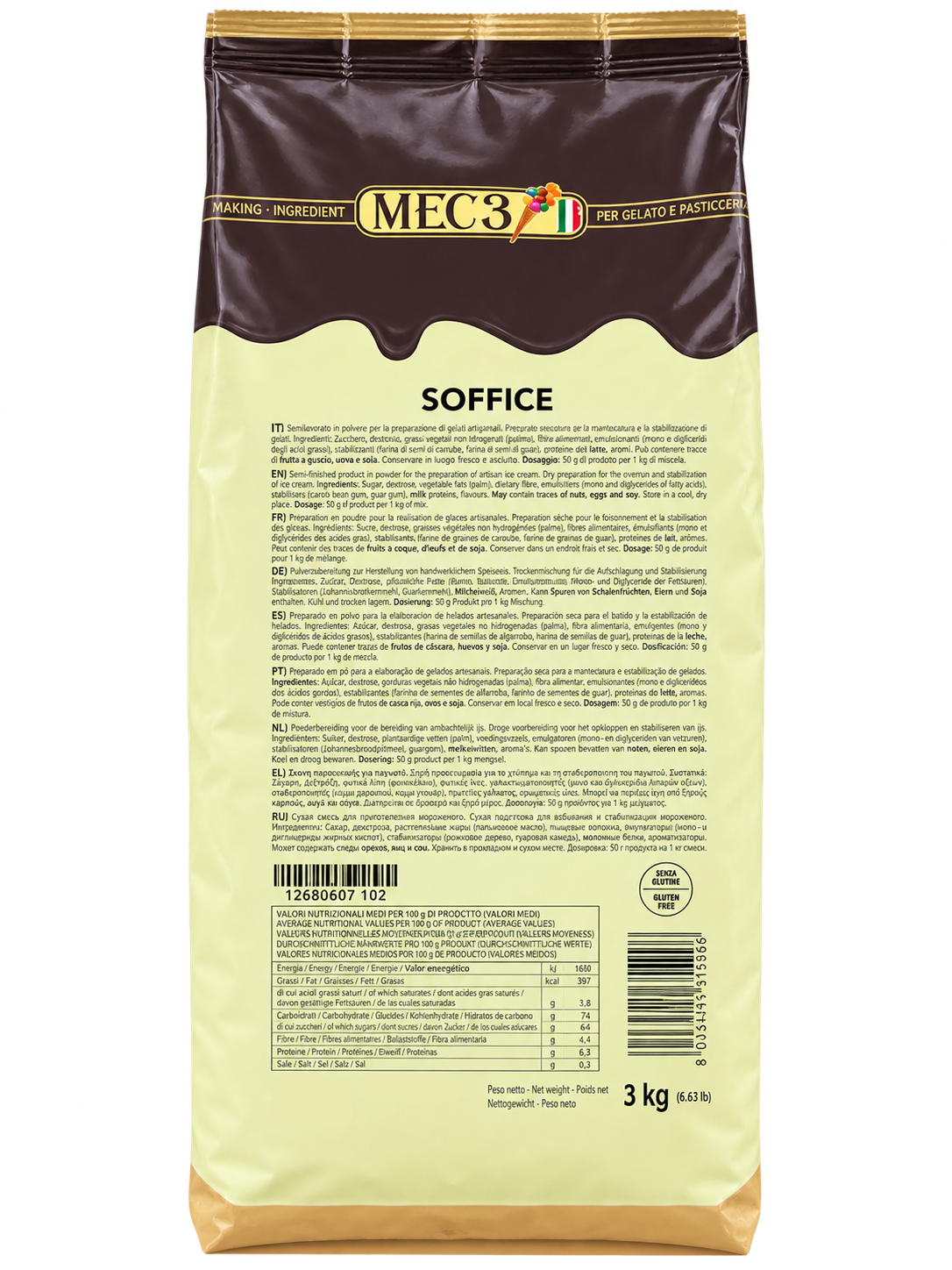 MEC3 Improver Soffice = Dextrose
