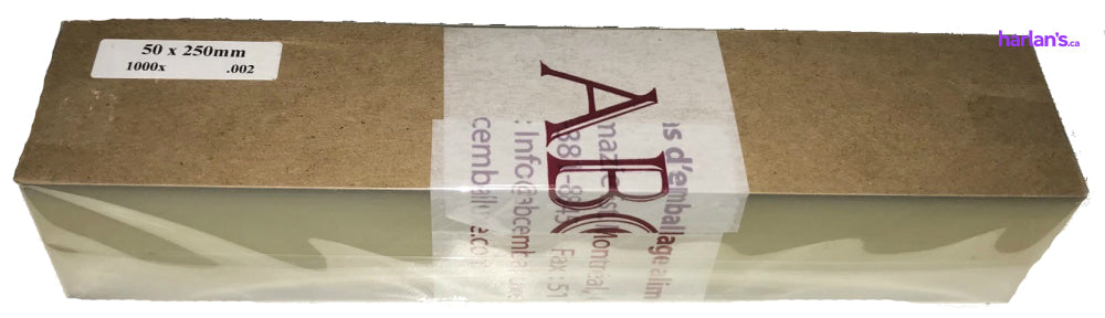 Acetate Strips 50/250mm 452050 - Harlan Fairbanks Canada