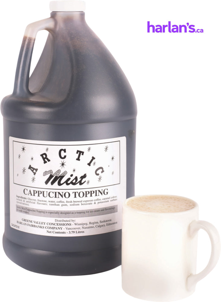 Arctic Mist Syrup Concentrate - Cappuccino - 4 x 3.79L Jugs -Item#41544 - Harlan Fairbanks Canada
