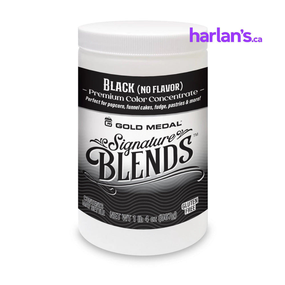 Black - Color Only Candy Glaze - No Flavor - Signature Blends™ - Harlan Fairbanks Canada