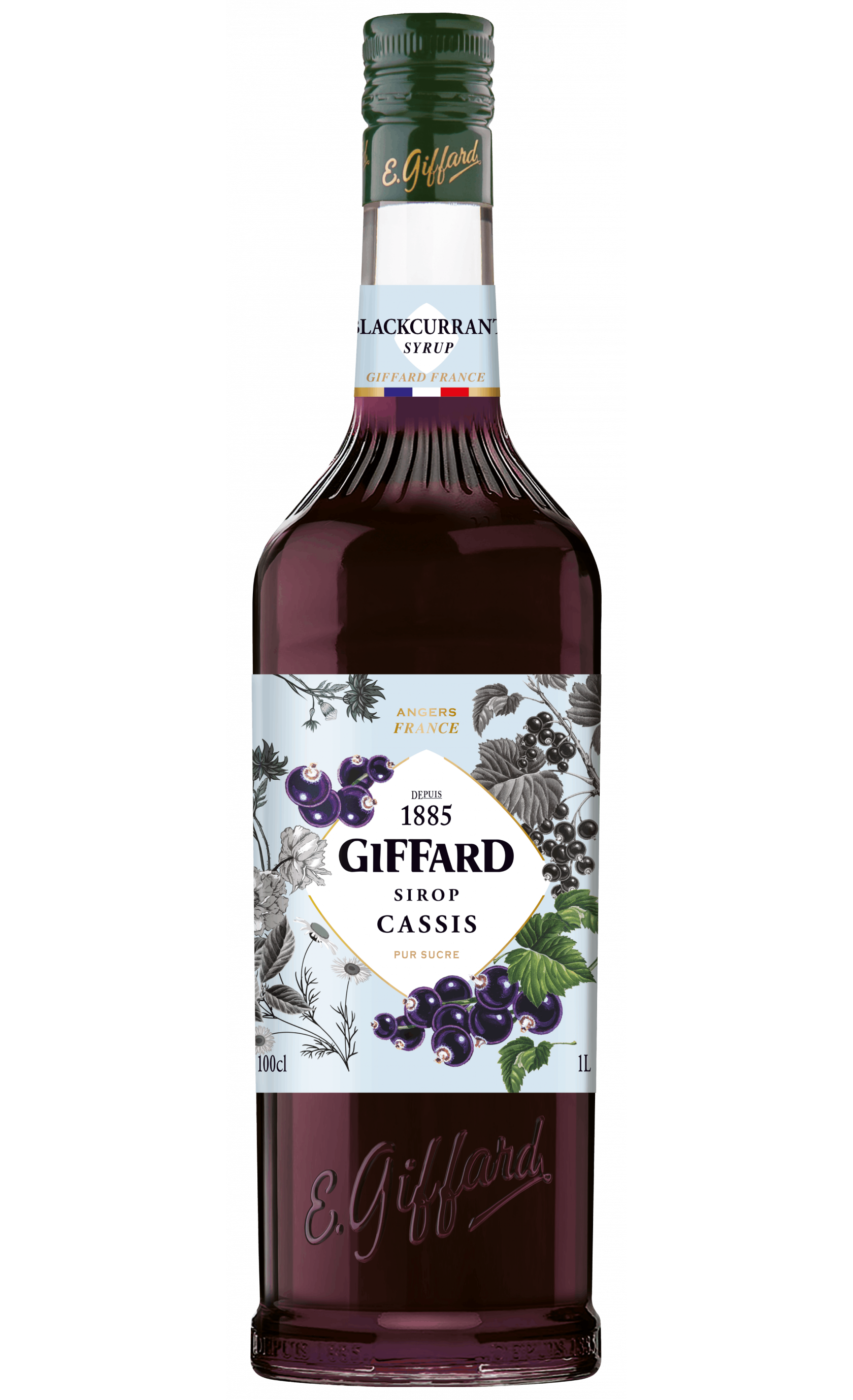 Giffard Blackcurrant Syrup (1L | Mix & Match Flavours - groups of 6)