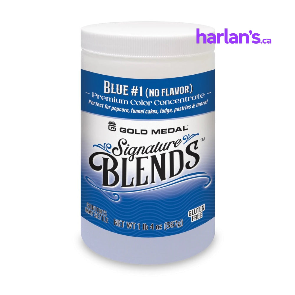 Blue #1 - Color Only Candy Glaze - No Flavor - Signature Blends™ - Harlan Fairbanks Canada
