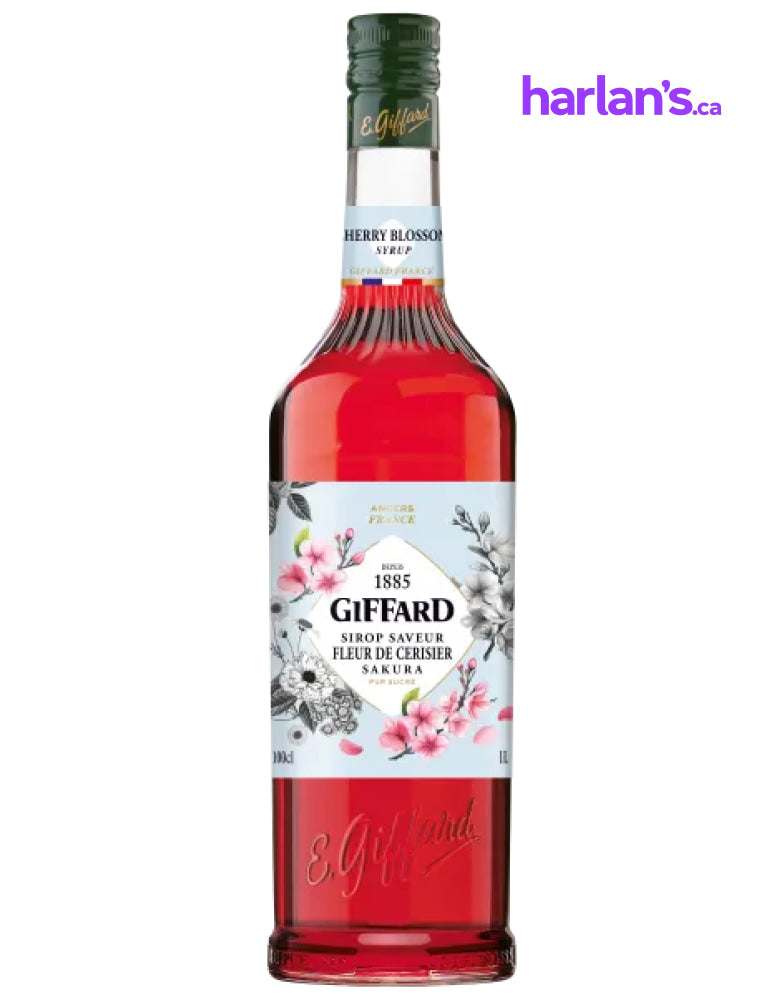 Cherry Blossom Syrup (1L | Mix & Match Flavours - groups of 6) - Harlan Fairbanks Canada
