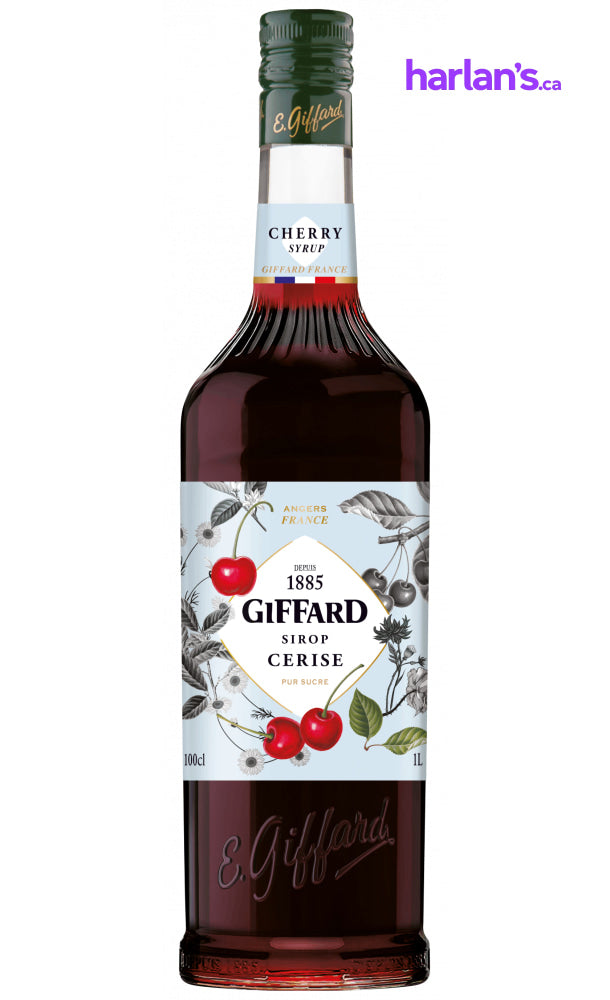 Cherry Syrup (1L | Mix & Match Flavours - groups of 6) - Harlan Fairbanks Canada