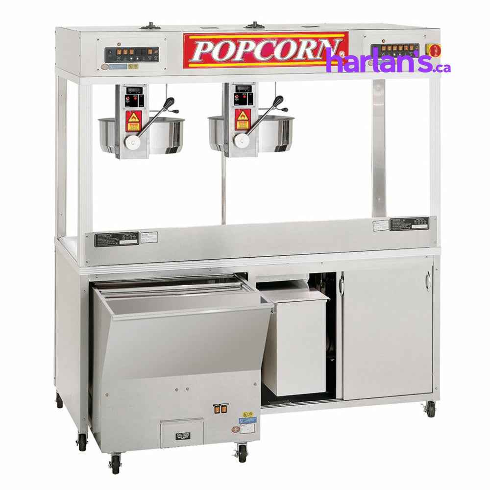 Cretors 32oz Twin Diplomat 6' Floor Model Popper -Item#DI3MD1E-71OX-X - Call us for pricing