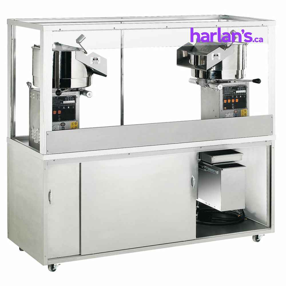 Cretors 32oz Twin Popper Enclosed President 6' (No Cabinet) Popcorn Machine -Item#PR32D1D-6EXX-CNT - Call us for pricing