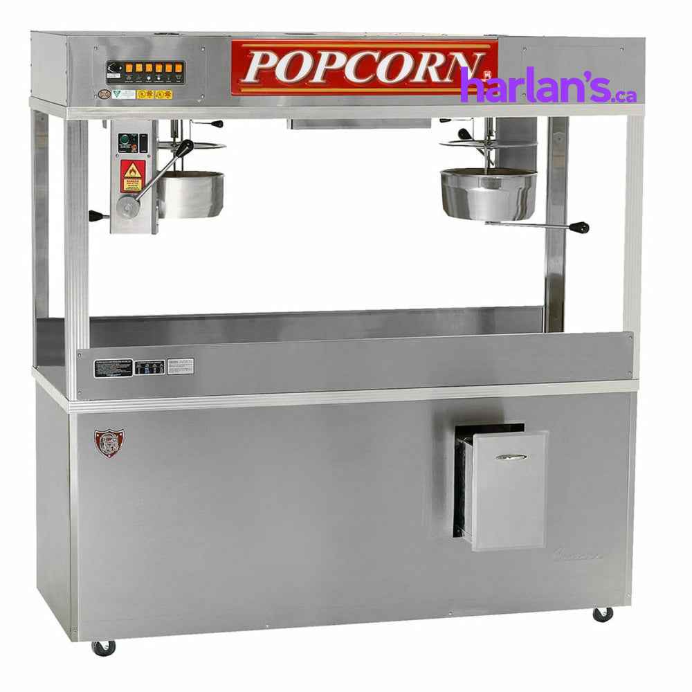 Cretors 48oz Dual Control 6' Twin Diplomat Popper Pass Through -Item#DI48D1E-71OX-CDR - Call us for pricing