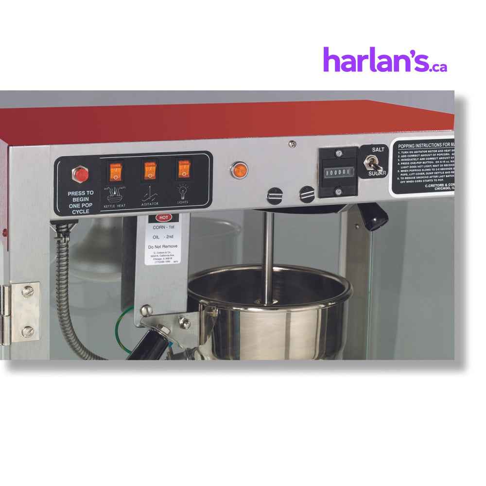 Cretors Antique T-3000 Plus 12oz Popcorn Machine -Item#T3P12A1X-AXX-X - Call us for pricing