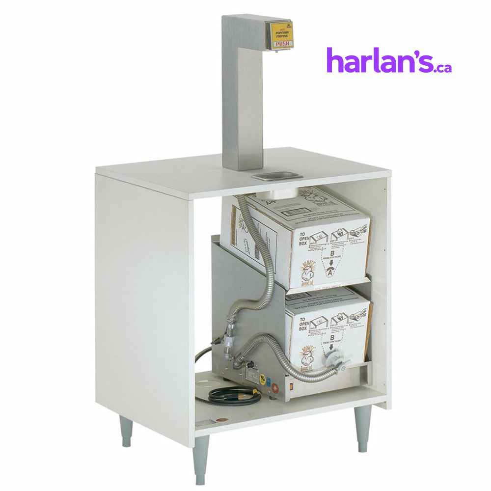 Cretors Bag-in-Box Topper Dispensing System - Liquid oils only -Item#BISA-X - Call us for pricing