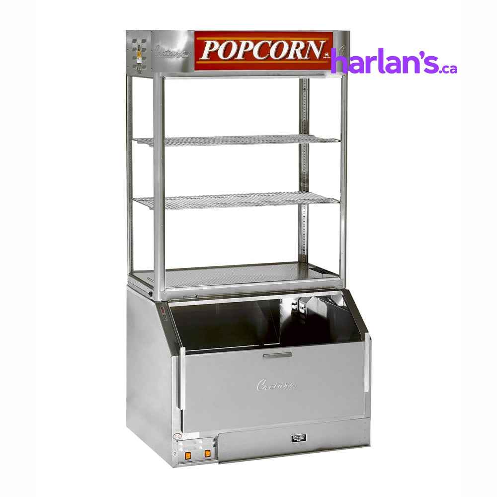Cretors Combination Modular and Counter Showcase Cornditioner Cabinets -Item#MSW36AO-XX-CZ1 & CSW36A-S-CCW - Call us for pricing