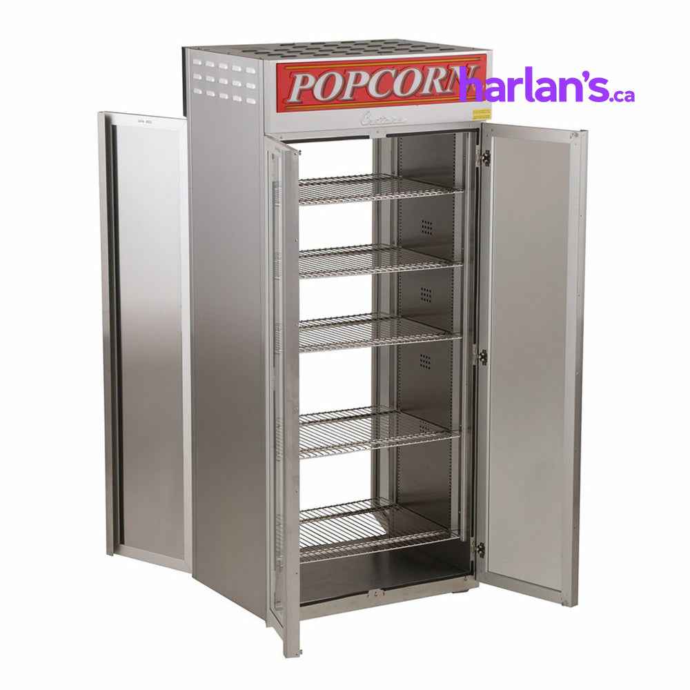 Cretors Grab N' Go Cornditioner -Glass doors on front and back -Item#GBGH1C1GG-X - Call us for pricing