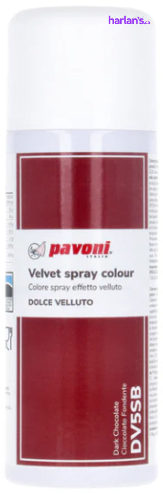 DARK BROWN VELVET SPRAY 400ML PAVONI - ITEM# 45DV5SB - Harlan Fairbanks Canada