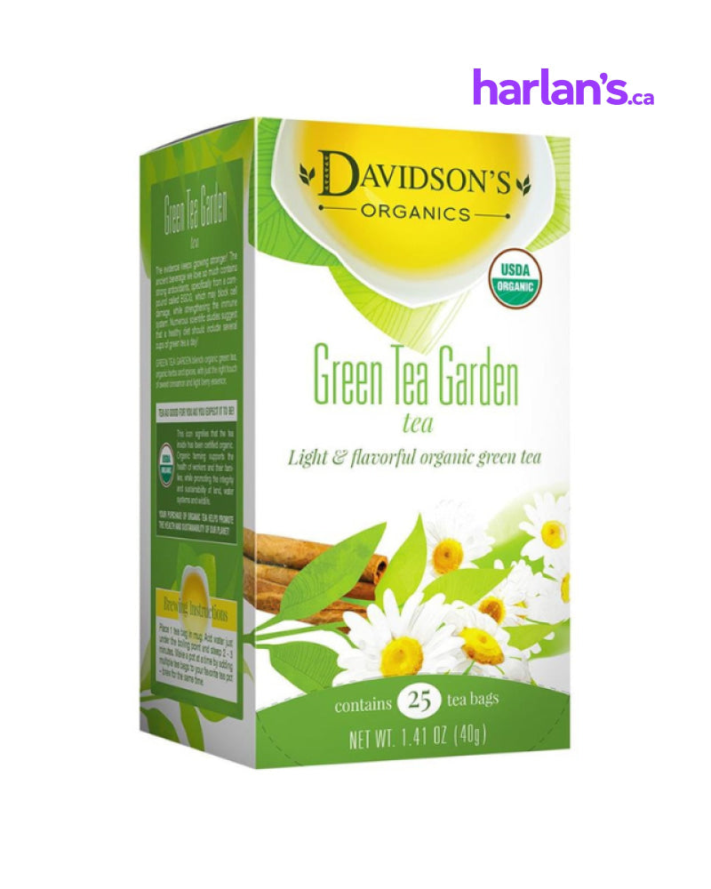 Davidson's Green Tea Garden  (6x25 bags) - Item# 202532 - Harlan Fairbanks Canada