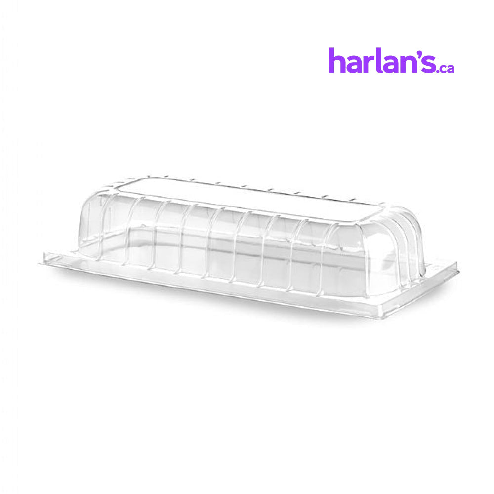 Dome lids wholesale containers - Poloplast (36.5x180x6cm) - 135/case - Item#454810g Ships from BC - Harlan Fairbanks Canada