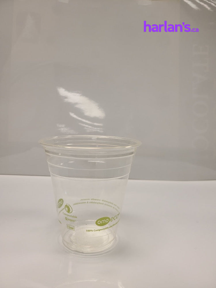 ECO 12oz. Clear Cups - 1000/case - Item#84312 - Harlan Fairbanks Canada