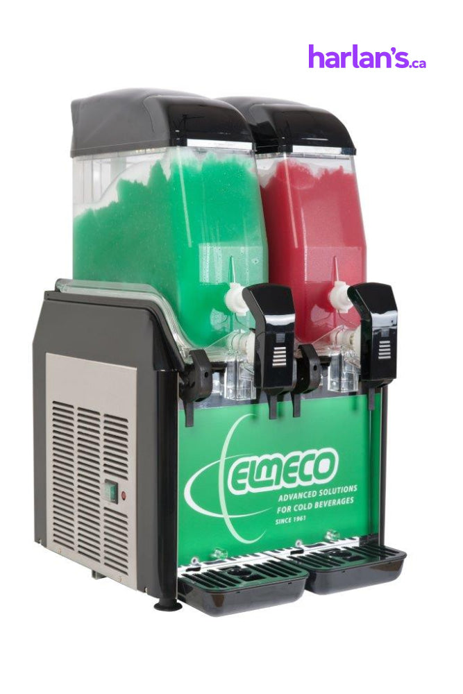 Elmeco Green - Dual Bowl Slush Machine - Harlan Fairbanks Canada