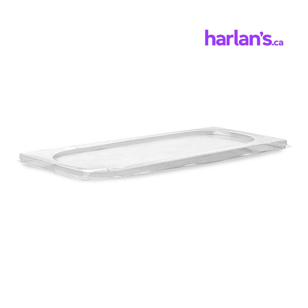Flat lids wholesale containers - Poloplast (37.5x17.5x1cm) - 270/case - Item#454750CB Ships from BC - Harlan Fairbanks Canada
