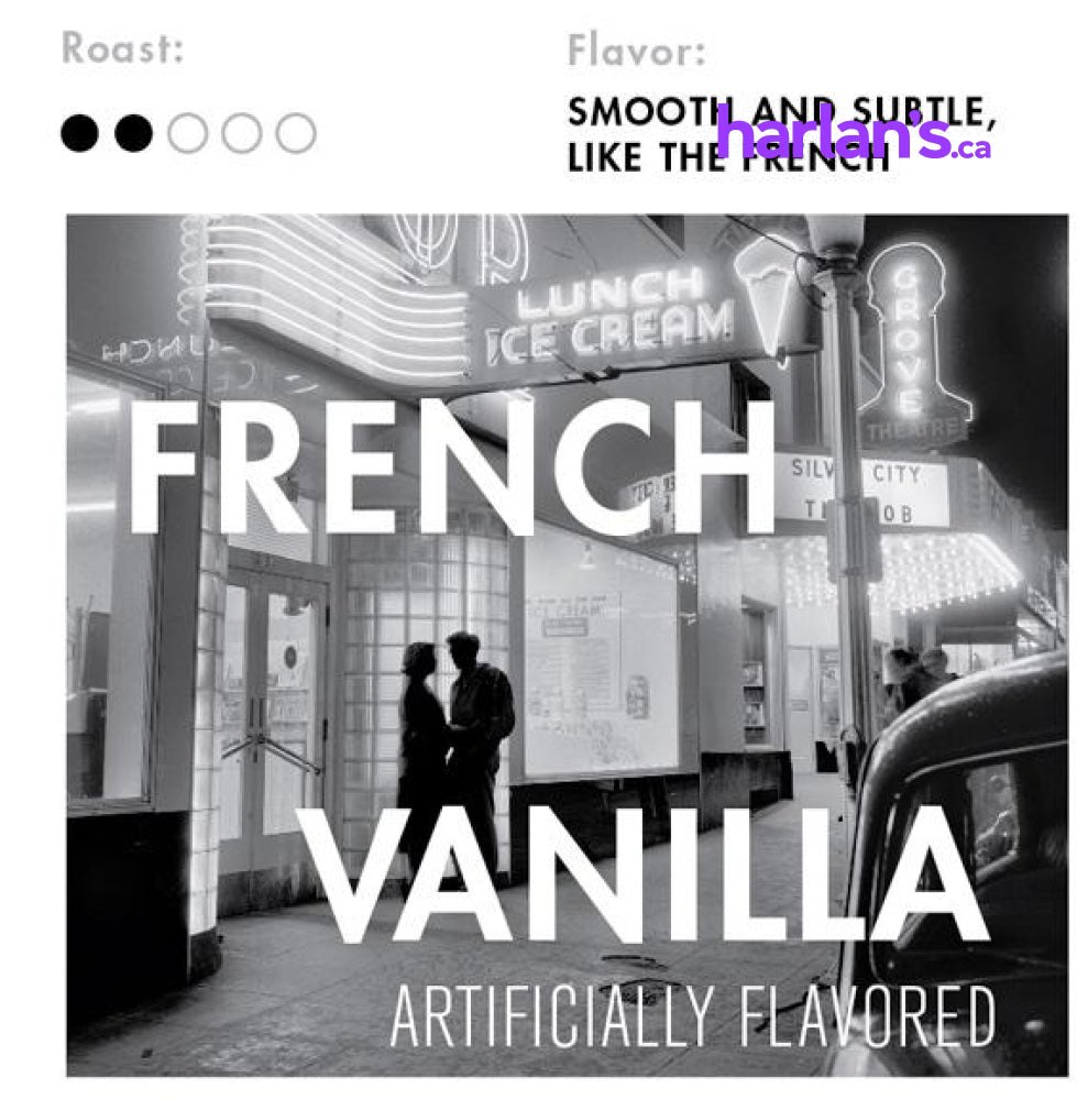FRENCH VANILLA: 2.75 OZ. PORTION PACKS (CASE OF 46) -Item#209042 - Harlan Fairbanks Canada