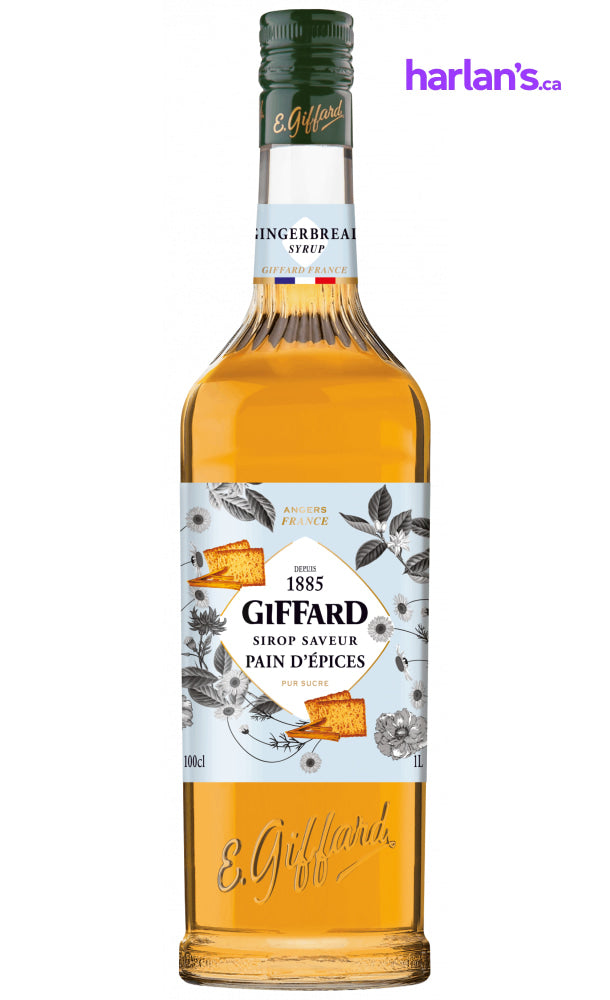 Gingerbread Syrup (1L | Mix & Match Flavours - groups of 6) - Harlan Fairbanks Canada