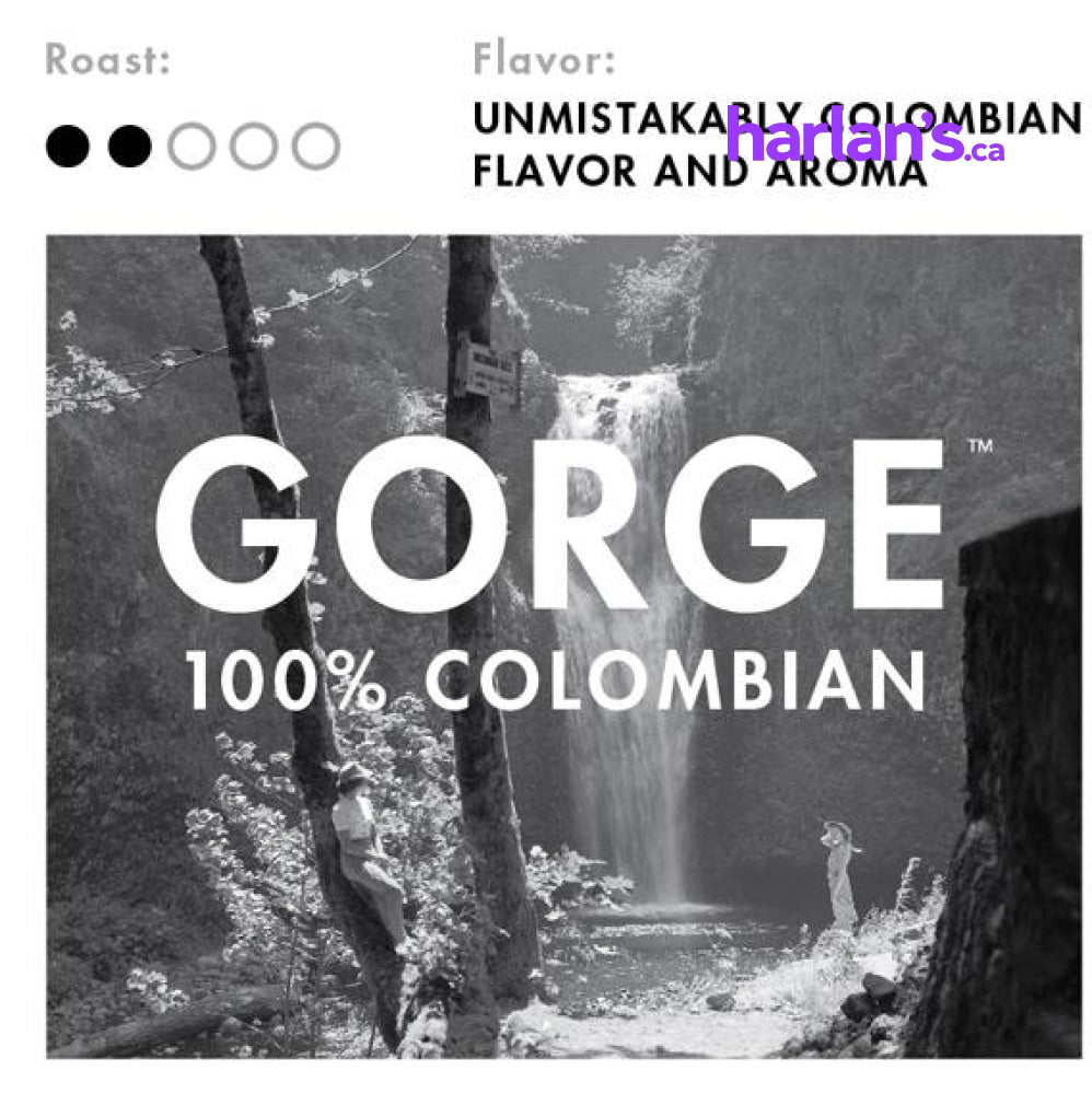 GORGE 100% COLOMBIAN WHOLE BEAN - 4 x 6LB -Item#205102 - Harlan Fairbanks Canada
