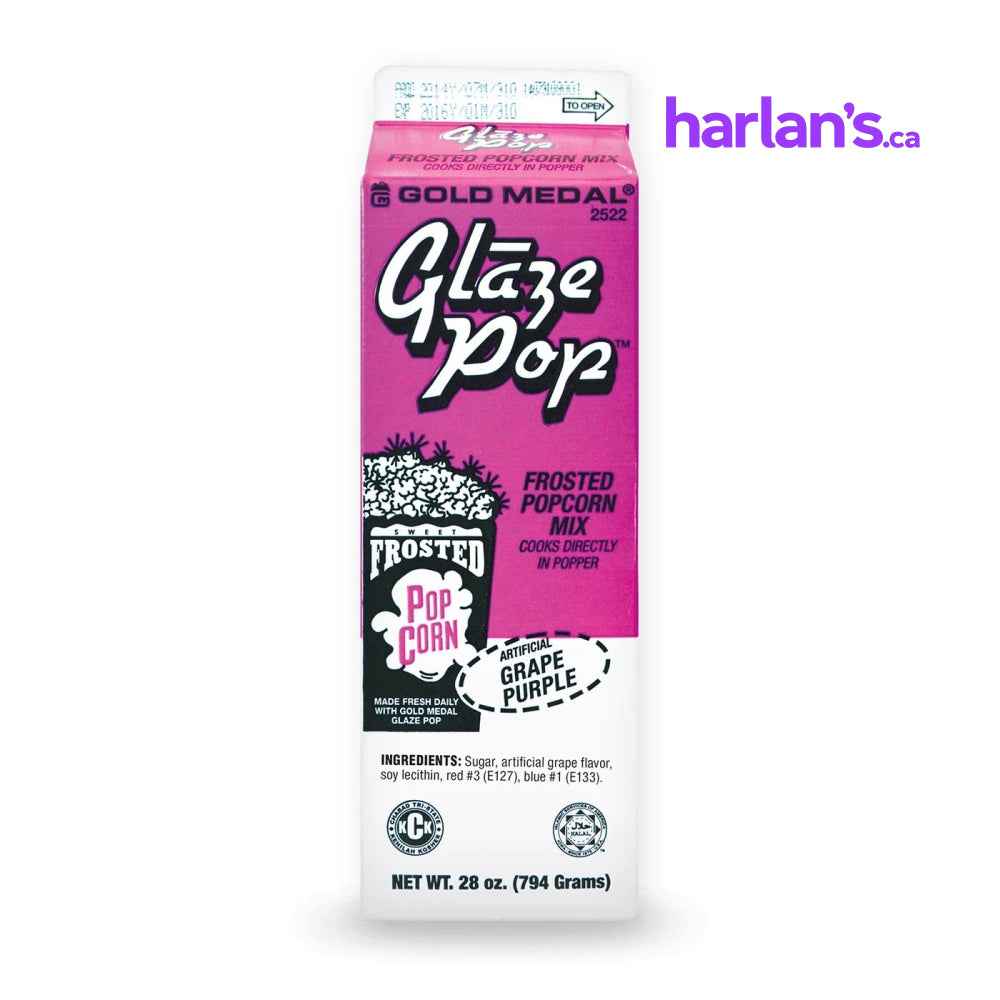 Grape Glaze Pop - 28oz Carton -Item#51365