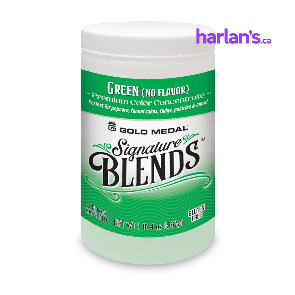 Green - Color Only Candy Glaze - No Flavor - Signature Blends™ - Harlan Fairbanks Canada