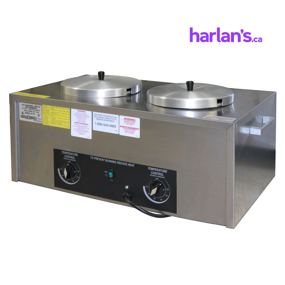 High-Output Twin Warmer - Caramel Apple Dip Warmer -Item#4211C - Call us for pricing - Harlan Fairbanks Canada