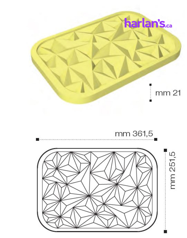 Iceberg - Silicone Mould for Wide Gelato Pans   45P204 - Harlan Fairbanks Canada