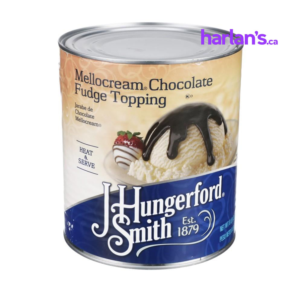 J HUNGERFORD SMITH MELLOCREAM® CHOCOLATE FUDGE - 6 x 100oz CANS