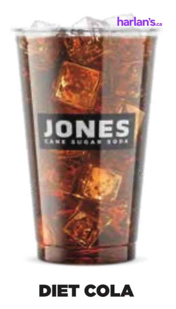 Jones Cane Sugar Fountain Soda - Diet Cola - 3 gal BIB -Item#16507