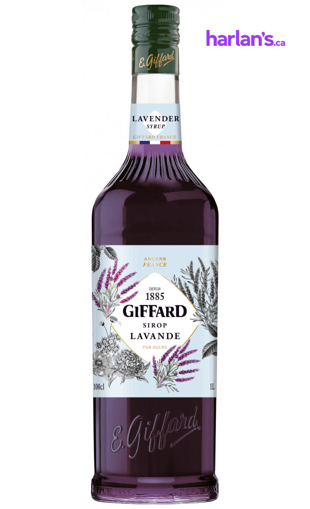 Lavender Syrup (1L | Mix & Match Flavours - groups of 6) - Harlan Fairbanks Canada