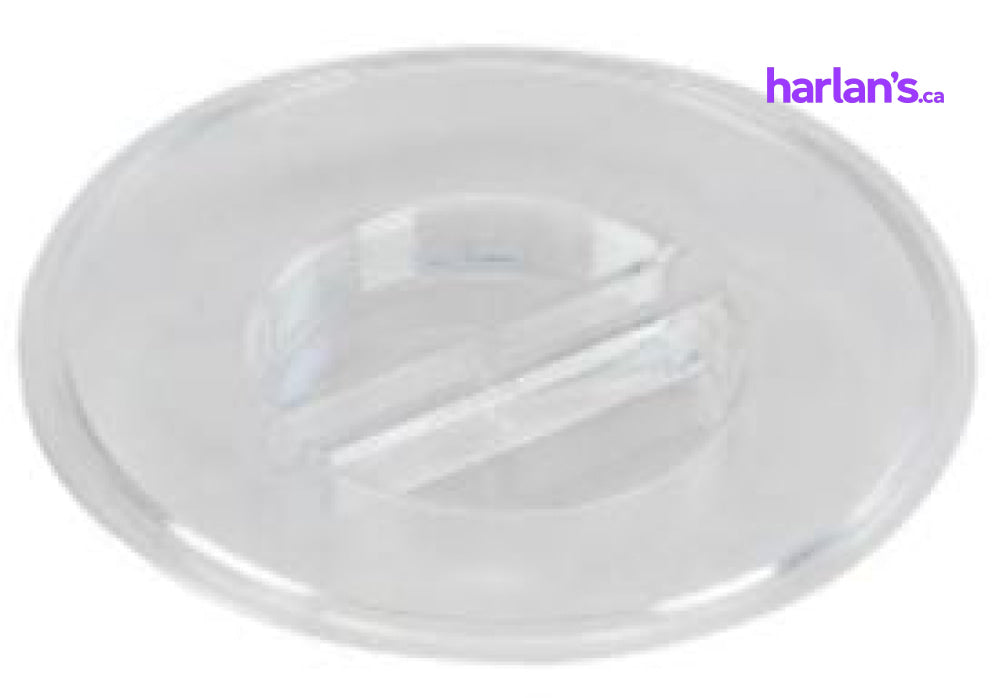 Lid Stainless steel Gelato Bowl 7 lts -Transparent with Handle - Item#45897 - Harlan Fairbanks Canada