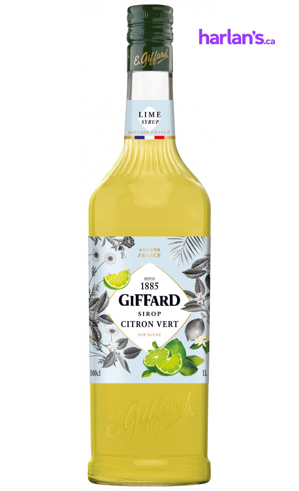 Lime Syrup (1L | Mix & Match Flavours - groups of 6) - Harlan Fairbanks Canada
