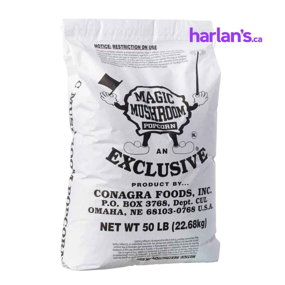 Magic Mushroom Popcorn Corn Kernels- 50LB (22.68KG) Bulk -Item#5110