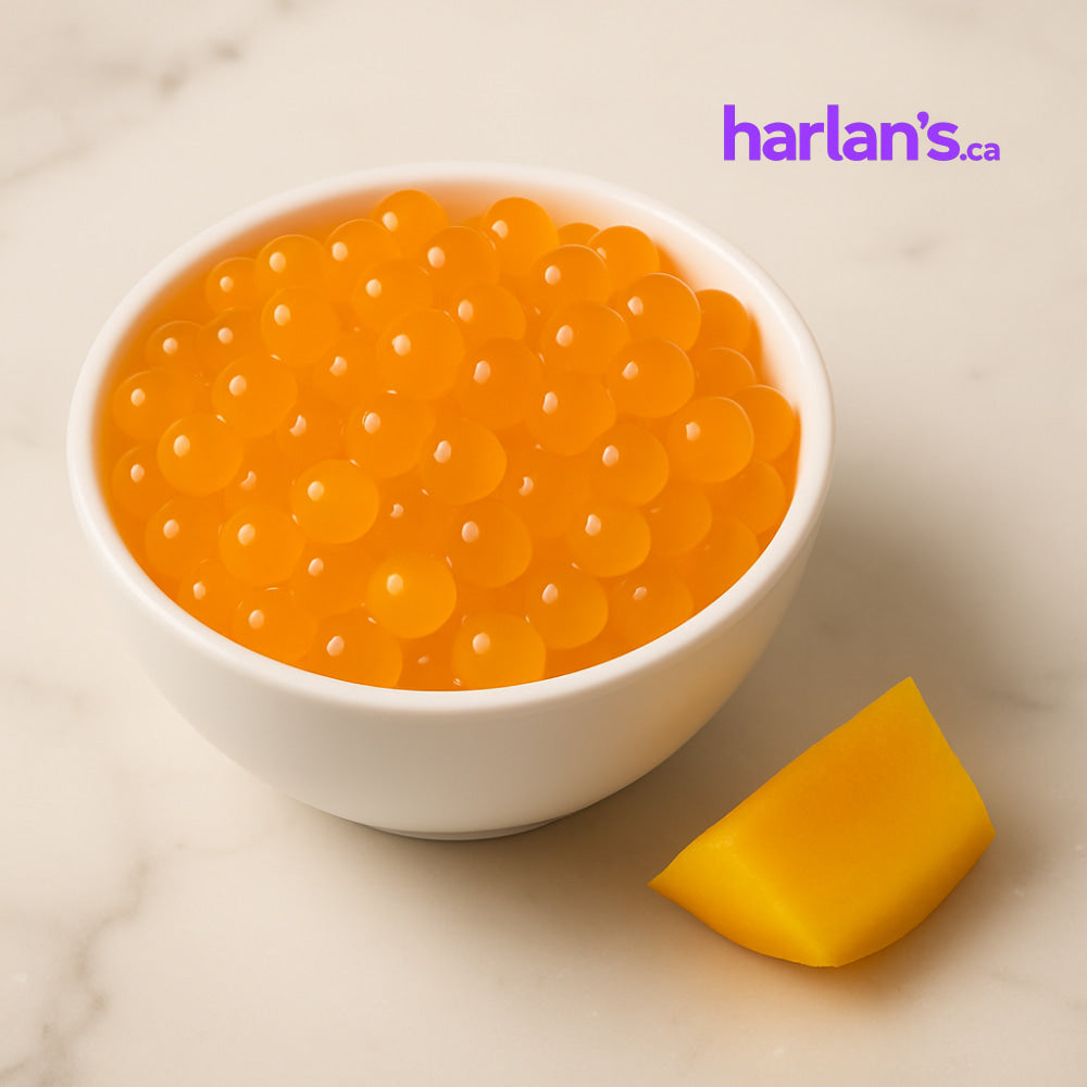 Mango Popping Boba (3.1L Jug | Mix & Match Flavours - groups of 4) Item#42928 - Harlan Fairbanks Canada