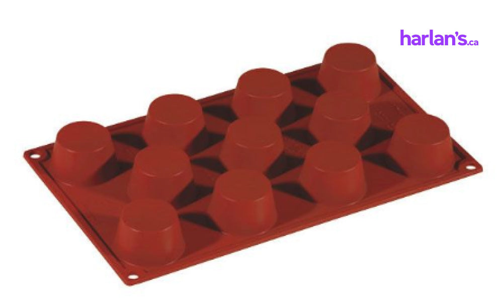 MINI MUFFIN 11 INDENTS SIL RED BRICK  45FR020 - Harlan Fairbanks Canada