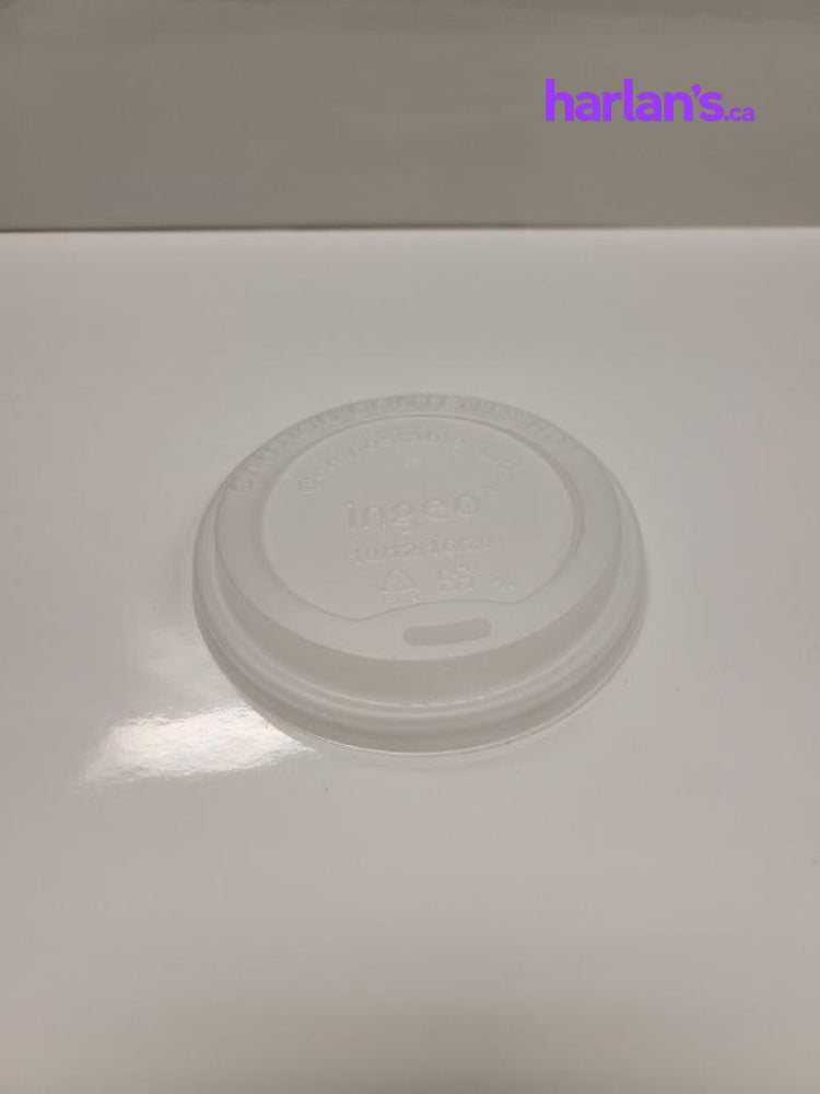 OMO ECO Compostable Dome Lid 8oz - 1000/case- Item#8308ELD - Harlan Fairbanks Canada
