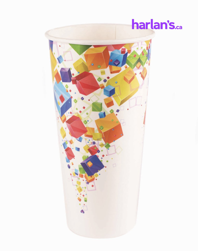 Paper Cold Drink Cups - 500 x 22oz -Item#82122 - Harlan Fairbanks Canada