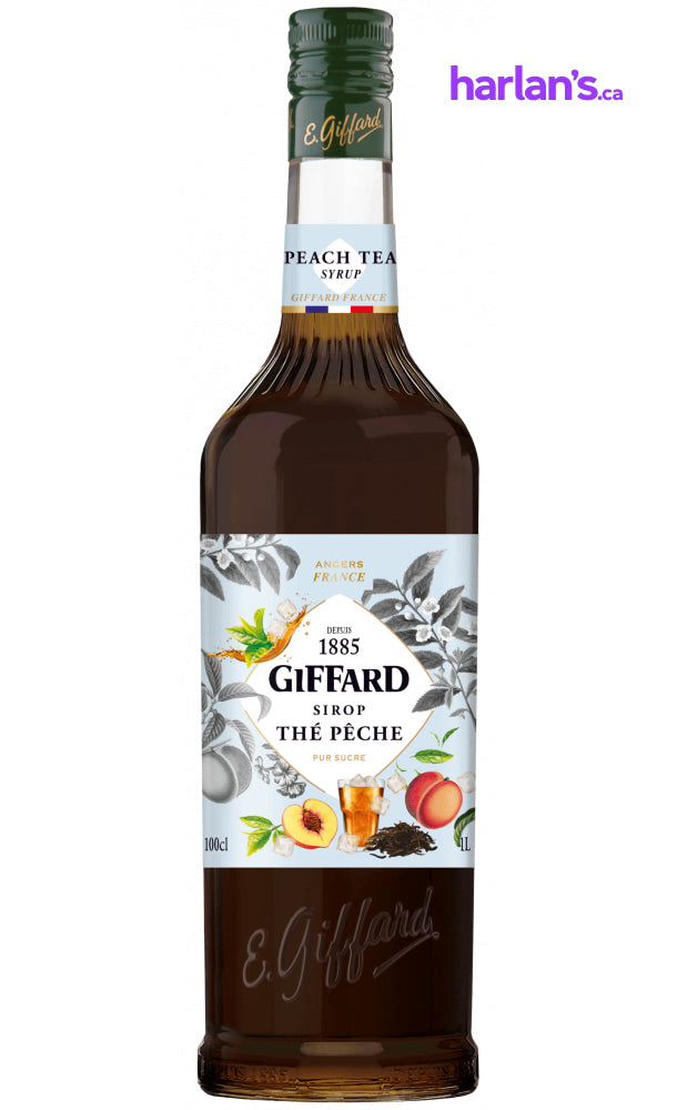 Peach Tea Syrup (1L | Mix & Match Flavours - groups of 6) - Harlan Fairbanks Canada