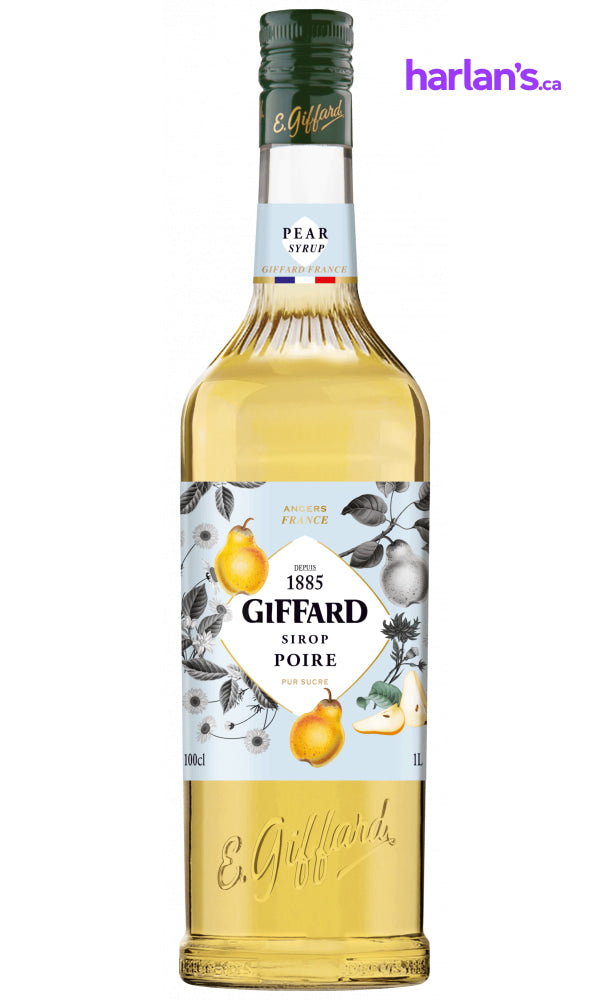 Pear Syrup (1L | Mix & Match Flavours - groups of 6) - Harlan Fairbanks Canada
