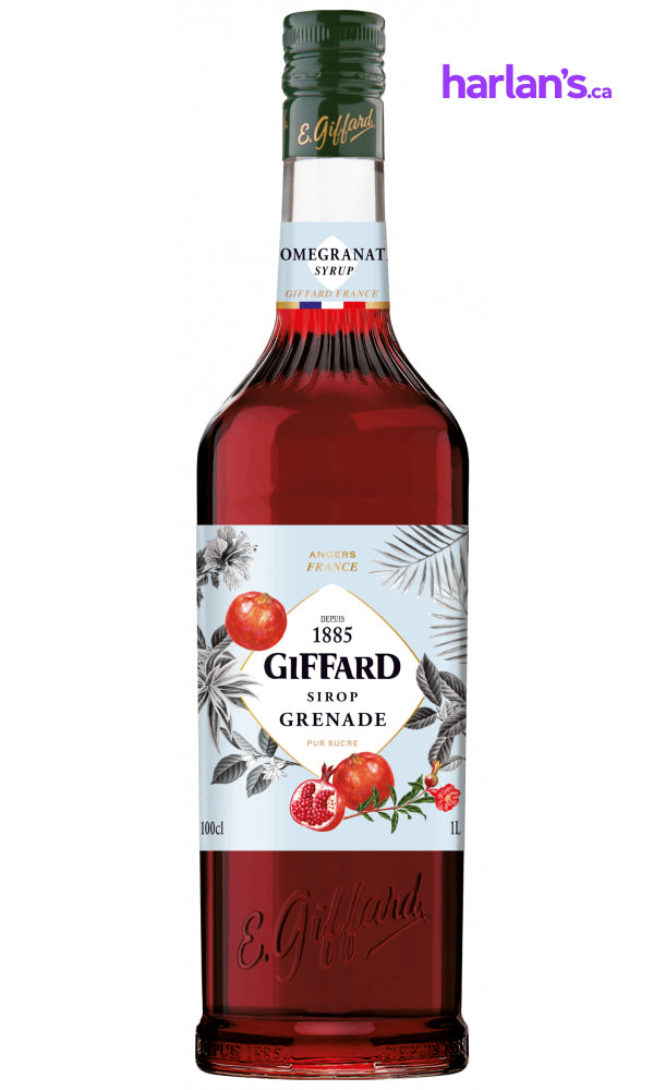 Pomegranate Syrup (1L | Mix & Match Flavours - groups of 6) - Harlan Fairbanks Canada