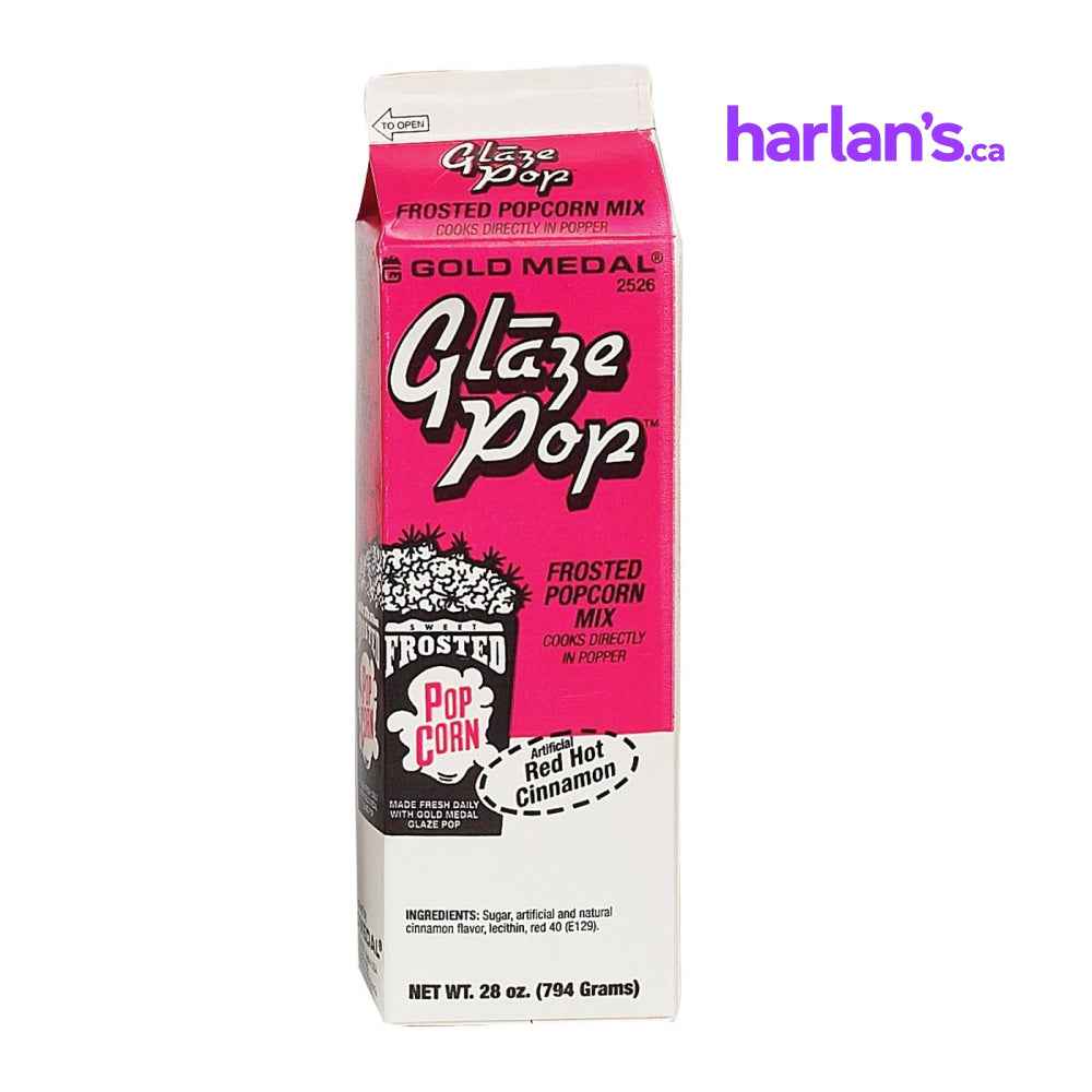 Red Cinnamon Glaze Pop - 28oz Carton -Item#51367