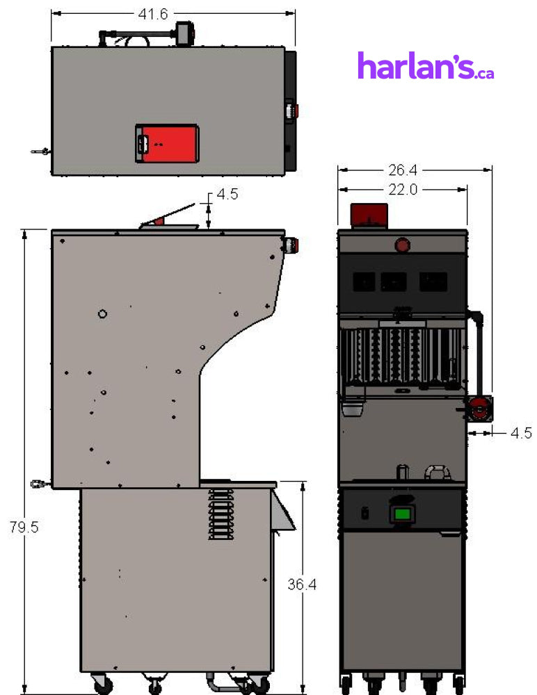 RESFAB CR-60ATV: VENTLESS AUTOLIFT FRYER - Please call your nearest Harlans branch for a quote - Harlan Fairbanks Canada