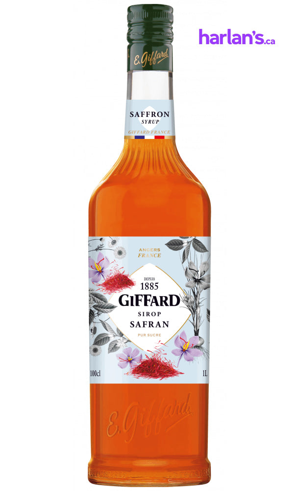 Saffron Syrup (1L | Mix & Match Flavours - groups of 6) - Harlan Fairbanks Canada