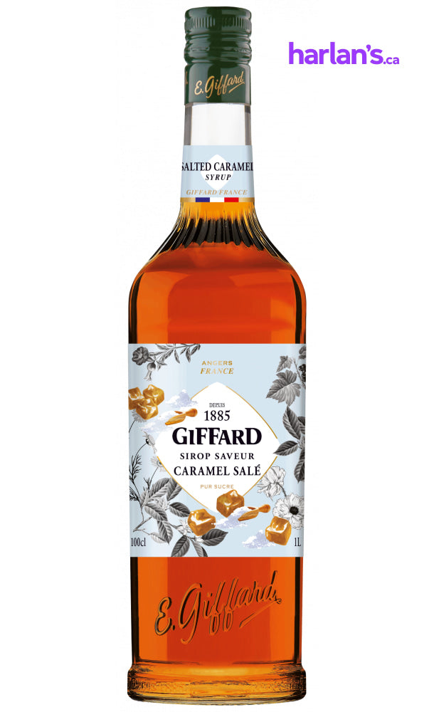 Salted Caramel Syrup (1L | Mix & Match Flavours - groups of 6) - Harlan Fairbanks Canada