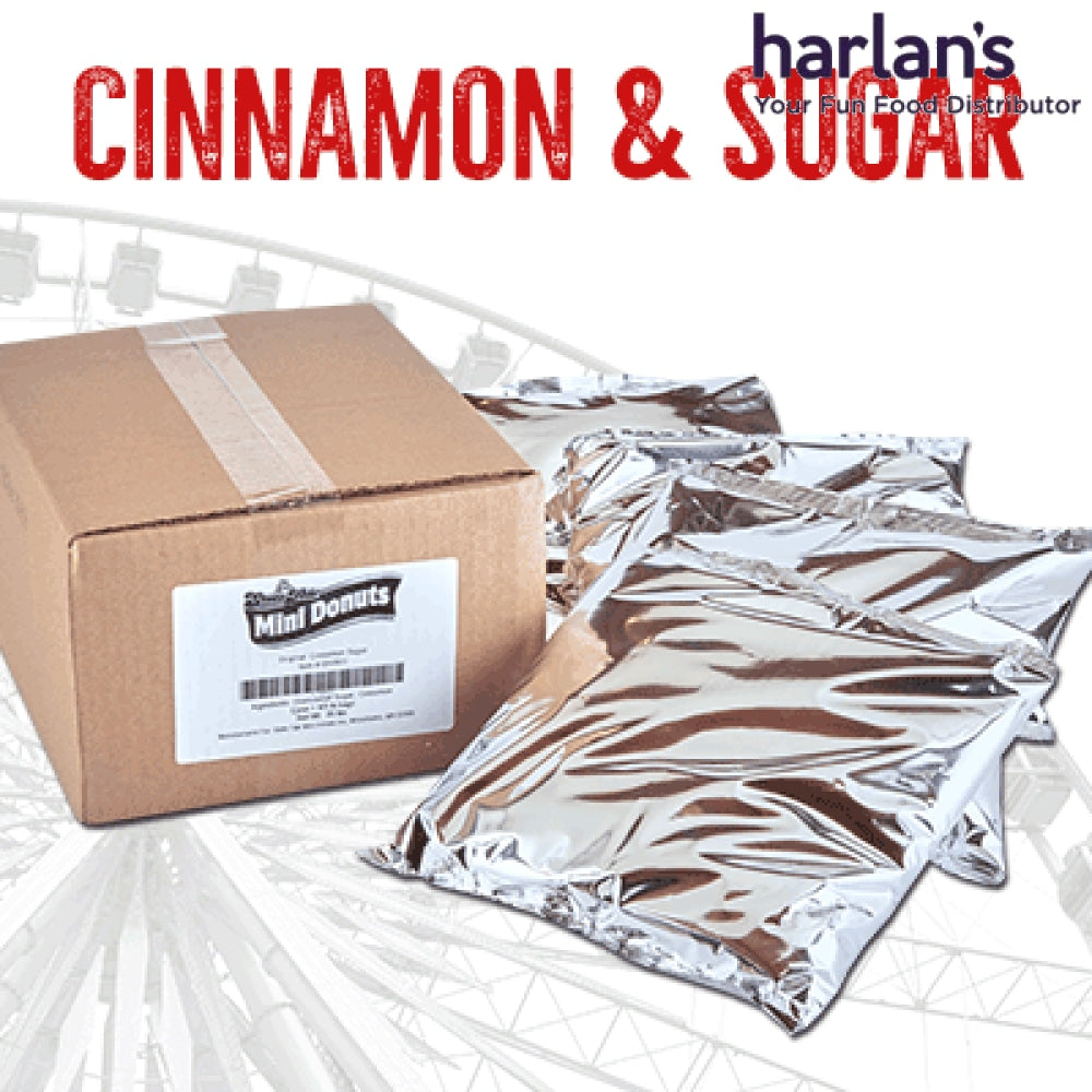 Carnaval Mini Donut Cinnamon Sugar - 6x1kg - Item#55413